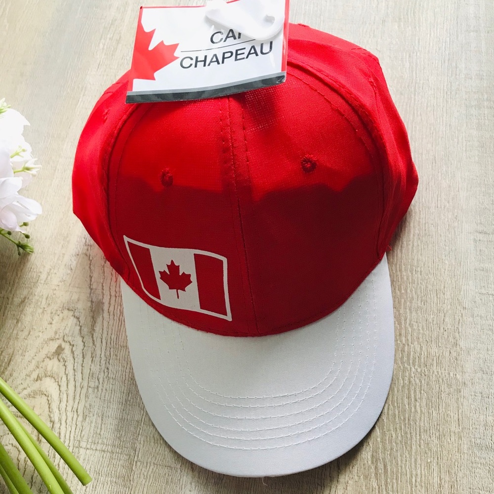 New With Tags Canada Cap. Red Colour. Maple leaf. - Picture 2 of 5